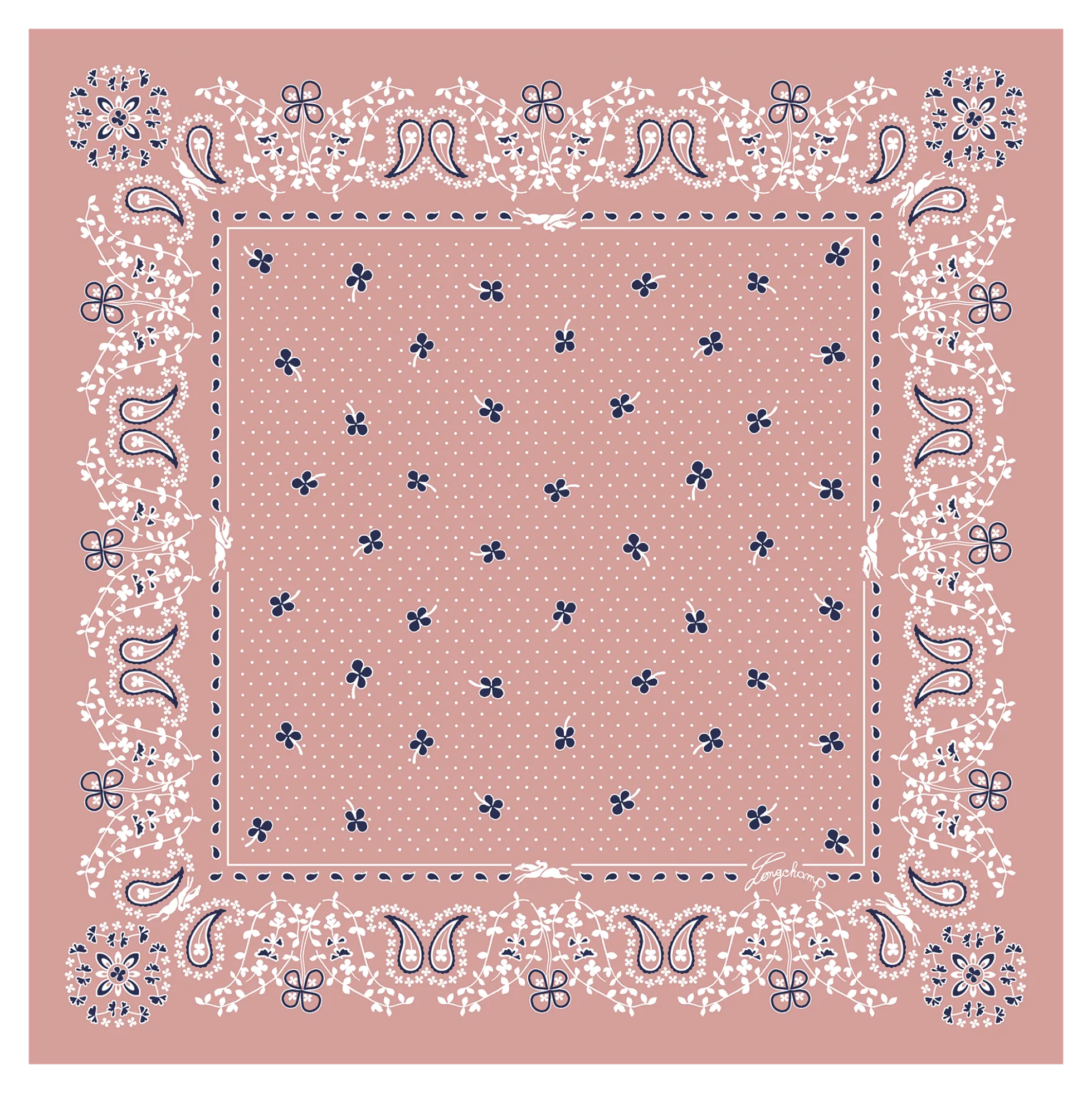 Carré de soie 50 French Bandana