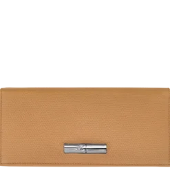 Portefeuille long à rabat Le Roseau