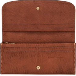 Portefeuille long à rabat Épure