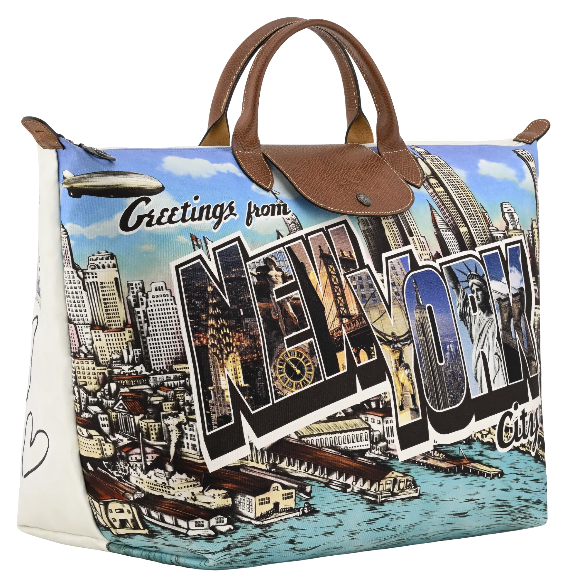 Sac de voyage Longchamp X Jeremy Scott S