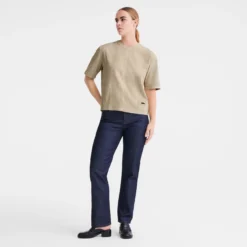 Tee-shirt en cuir