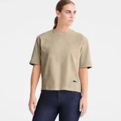Tee-shirt en cuir